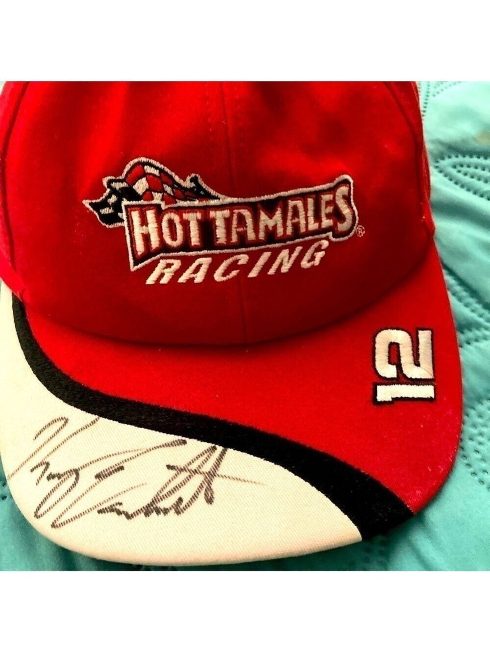 Vintage Autographed hat Kerry Earnhardt, son of NASCAR legend Dale Earnh…